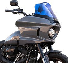 Load image into Gallery viewer, Klock Werks Kolor Flare™ Sport Windshield - 8" - Blue - FXLRST KWW-02-0633 - Back View