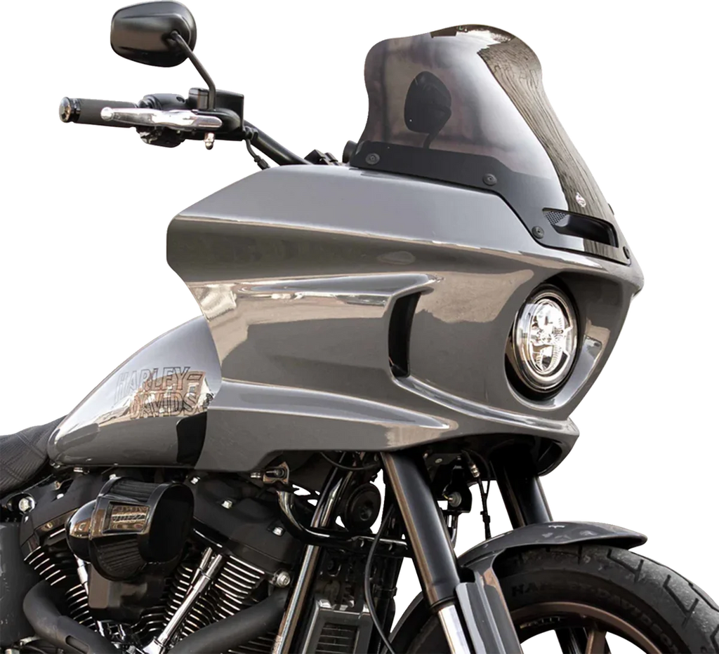Klock Werks Kolor Flare™ Sport Windshield - 8" - Bronze - FXLRST KWW-02-0635 - Back View