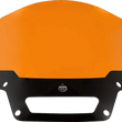 Load image into Gallery viewer, Klock Werks Kolor Flare™ Sport Windshield - 8" - Orange - FXLRST KWW-02-0630 - Side View