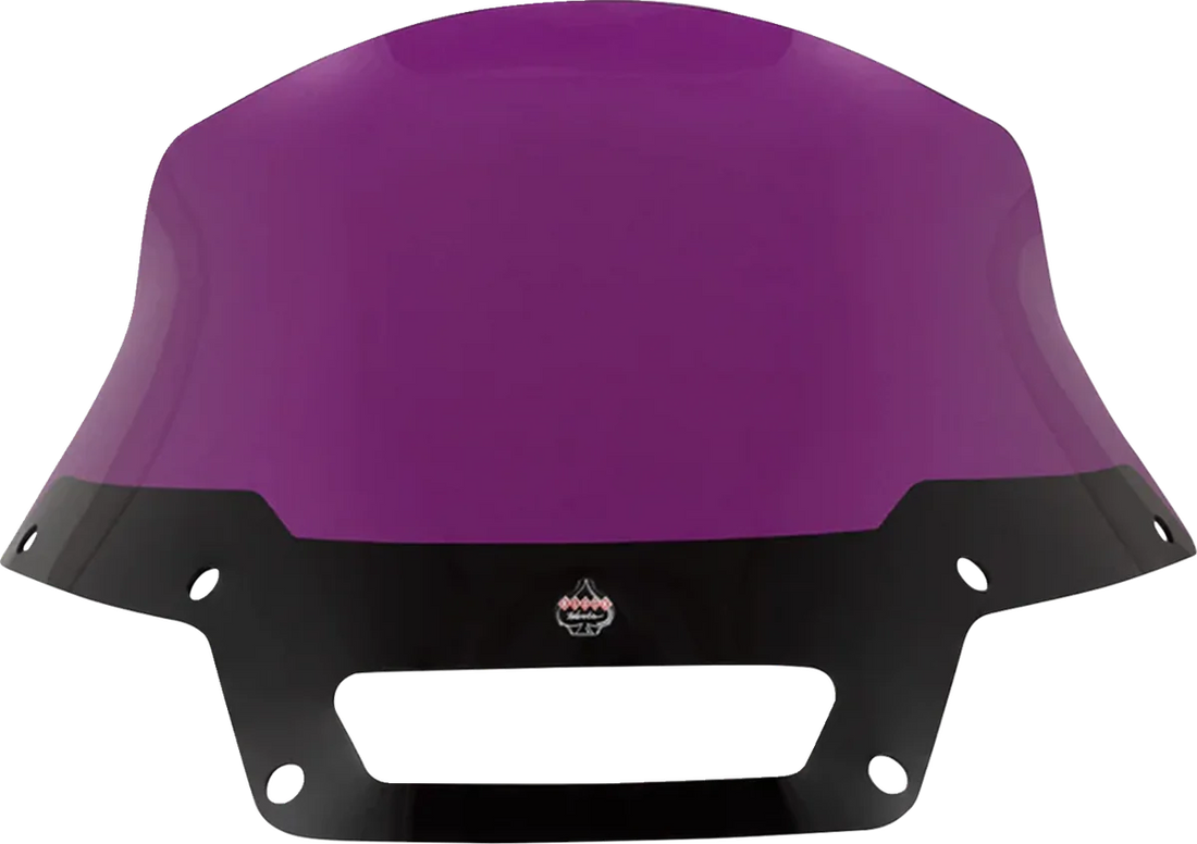 Klock Werks Kolor Flare™ Sport Windshield - 8" - Purple - FXLRST KWW-02-0634 - Back View