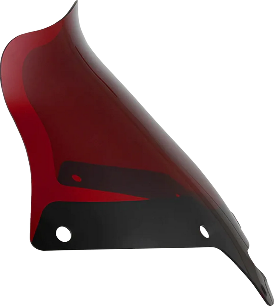 Klock Werks Kolor Flare™ Sport Windshield - 8" - Red - FXLRST KWW-02-0629 - Main Product View