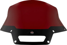 Load image into Gallery viewer, Klock Werks Kolor Flare™ Sport Windshield - 8" - Red - FXLRST KWW-02-0629 - Side View