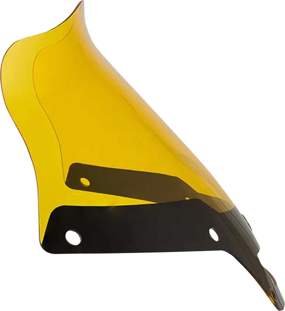 Klock Werks Kolor Flare™ Sport Windshield - 8" - Yellow - FXLRST KWW-02-0631 - Main Product View