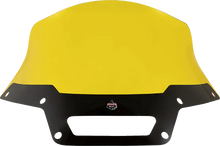 Load image into Gallery viewer, Klock Werks Kolor Flare™ Sport Windshield - 8" - Yellow - FXLRST KWW-02-0631 - Side View