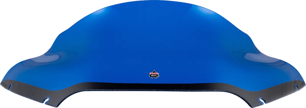 Klock Werks Kolor Flare™ Sport Windshield - 9" - Blue - FLTR KWW-01-0672 - Side View