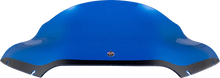 Load image into Gallery viewer, Klock Werks Kolor Flare™ Sport Windshield - 9" - Blue - FLTR KWW-01-0672 - Side View