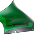 Load image into Gallery viewer, Klock Werks Kolor Flare™ Sport Windshield - 9" - Green - FLTR KWW-01-0671 - Main Product View
