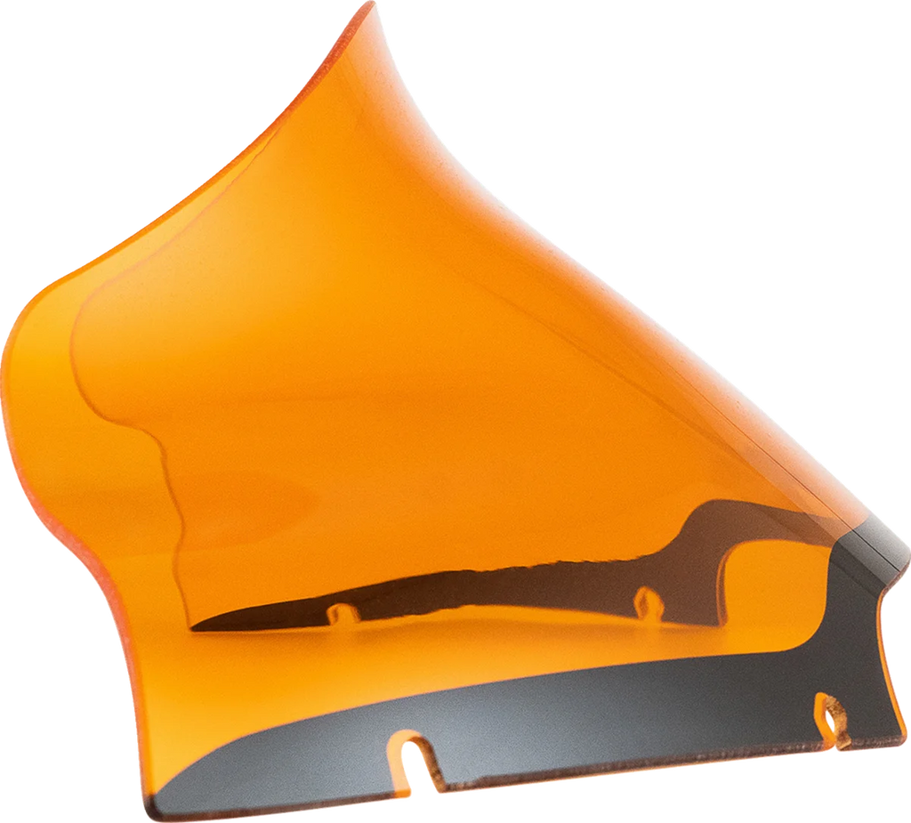 Klock Werks Kolor Flare™ Sport Windshield - 9" - Orange - FLTR KWW-01-0668 - Main Product View