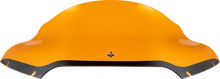 Load image into Gallery viewer, Klock Werks Kolor Flare™ Sport Windshield - 9" - Orange - FLTR KWW-01-0668 - Side View