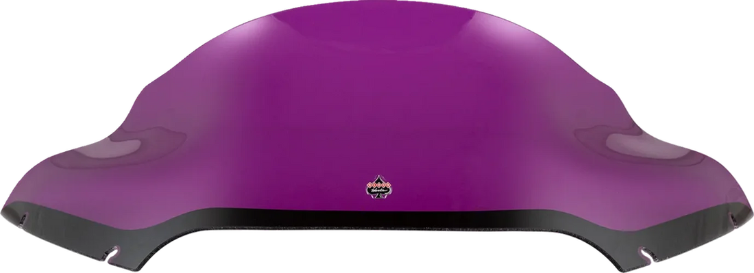 Klock Werks Kolor Flare™ Sport Windshield - 9" - Purple - FLTR KWW-01-0673 - Back View