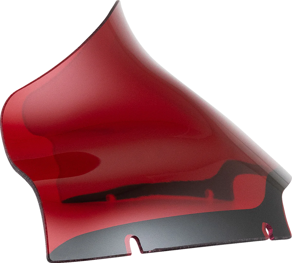 Klock Werks Kolor Flare™ Sport Windshield - 9" - Red - FLTR KWW-01-0670 - Main Product View
