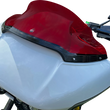 Load image into Gallery viewer, Klock Werks Kolor Flare™ Sport Windshield - 9" - Red - FLTR KWW-01-0670 - Side View