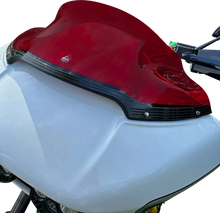 Load image into Gallery viewer, Klock Werks Kolor Flare™ Sport Windshield - 9" - Red - FLTR KWW-01-0670 - Side View