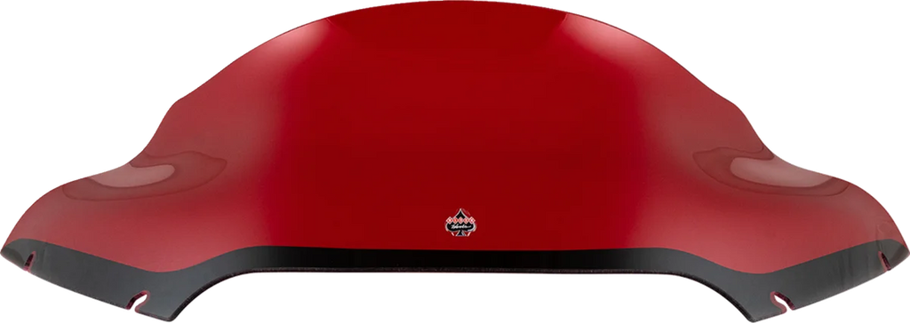 Klock Werks Kolor Flare™ Sport Windshield - 9" - Red - FLTR KWW-01-0670 - Back View