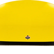Load image into Gallery viewer, Klock Werks Kolor Flare™ Sport Windshield - 9" - Yellow - FLTR KWW-01-0669 - Side View