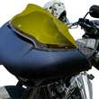 Load image into Gallery viewer, Klock Werks Kolor Flare™ Sport Windshield - 9" - Yellow - FLTR KWW-01-0669 - Back View