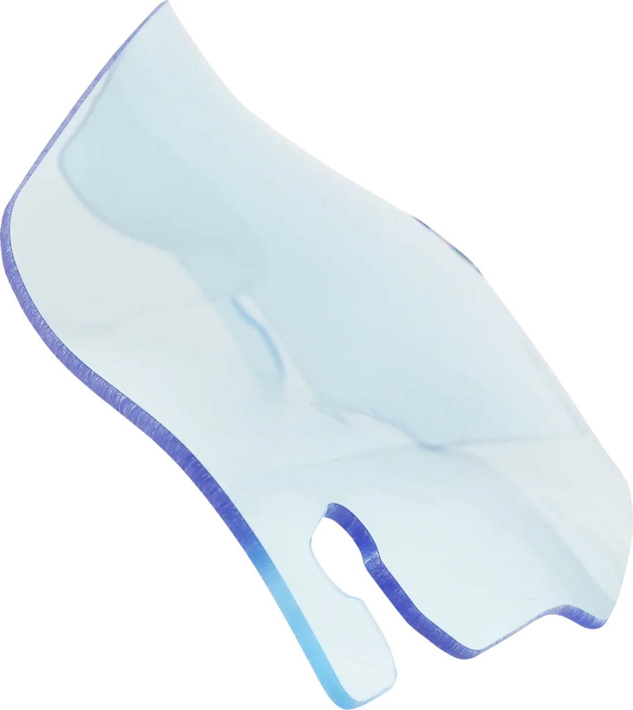 Klock Werks Kolor Flare™ Windshield - 3-1/2" - Blue Ice - FLR KWW-01-0657 - Main Product View