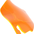 Load image into Gallery viewer, Klock Werks Kolor Flare™ Windshield - 3-1/2" - Orange Ice - FLR KWW-01-0653 - Side View