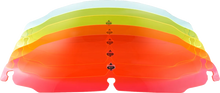 Load image into Gallery viewer, Klock Werks Kolor Flare™ Windshield - 3-1/2" - Orange Ice - FLR KWW-01-0653 - Back View