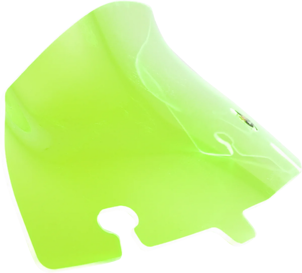 Klock Werks Kolor Flare™ Windshield - 4" - Green Ice - FLH KWW-01-0651 - Main Product View