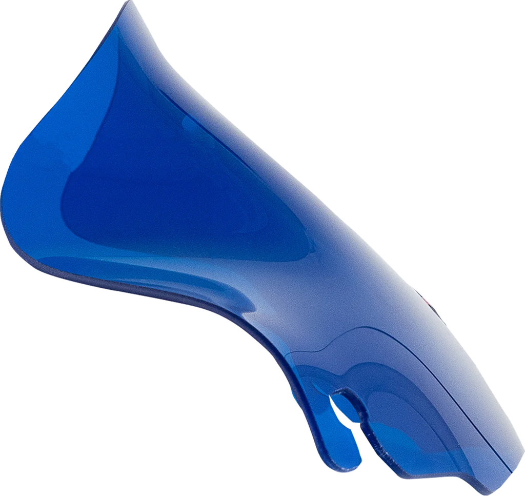 Klock Werks Kolor Flare™ Windshield - 6-1/2" - Blue - FLH KWW-01-0699 - Main Product View