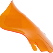Load image into Gallery viewer, Klock Werks Kolor Flare™ Windshield - 6-1/2" - Orange - FLH KWW-01-0695 - Main Product View