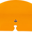 Load image into Gallery viewer, Klock Werks Kolor Flare™ Windshield - 6-1/2" - Orange - FLH KWW-01-0695 - Side View