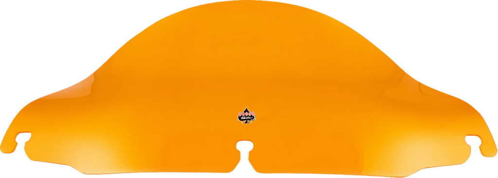 Klock Werks Kolor Flare™ Windshield - 6-1/2" - Orange - FLH KWW-01-0695 - Side View