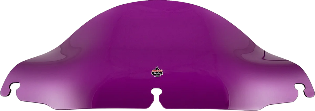 Klock Werks Kolor Flare™ Windshield - 6-1/2" - Purple - FLH KWW-01-0700 - Side View