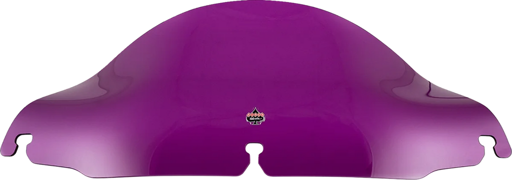Klock Werks Kolor Flare™ Windshield - 6-1/2" - Purple - FLH KWW-01-0700 - Side View