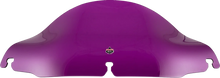 Load image into Gallery viewer, Klock Werks Kolor Flare™ Windshield - 6-1/2" - Purple - FLH KWW-01-0700 - Side View