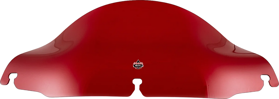 Klock Werks Kolor Flare™ Windshield - 6-1/2" - Red - FLH KWW-01-0697 - Side View