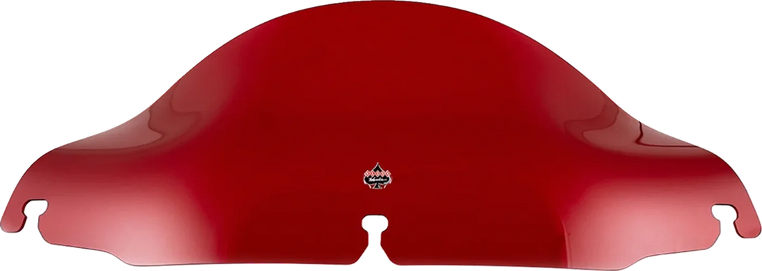 Klock Werks Kolor Flare™ Windshield - 6-1/2" - Red - FLH KWW-01-0697 - Side View