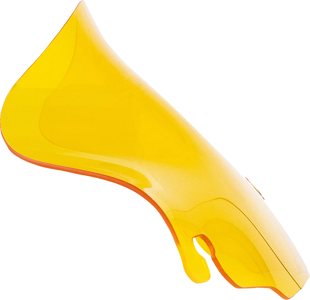 Klock Werks Kolor Flare™ Windshield - 6-1/2" - Yellow - FLH KWW-01-0696 - Main Product View
