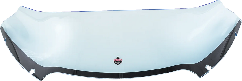 Klock Werks Kolor Flare™ Windshield - 6" - Blue Ice - FLTR KWW-01-0632 - Side View
