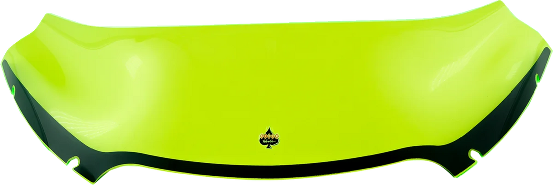 Klock Werks Kolor Flare™ Windshield - 6" - Green Ice - FLTR KWW-01-0631 - Side View
