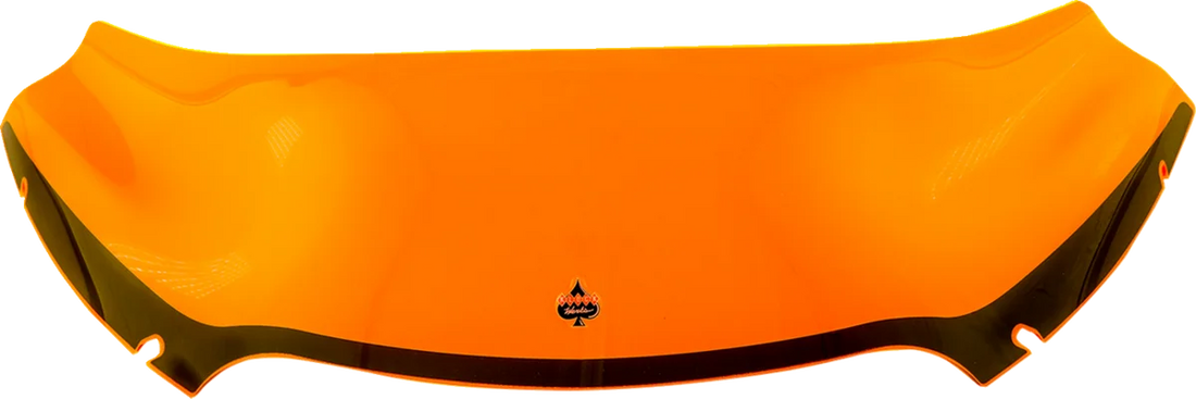 Klock Werks Kolor Flare™ Windshield - 6" - Orange Ice - FLTR KWW-01-0628 - Side View