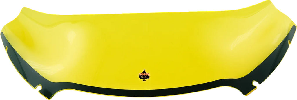 Klock Werks Kolor Flare™ Windshield - 6" - Yellow Ice - FLTR KWW-01-0629 - Side View