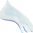 Load image into Gallery viewer, Klock Werks Kolor Flare™ Windshield - 6.5" - Blue Ice - FLH KWW-01-0642 - Main Product View