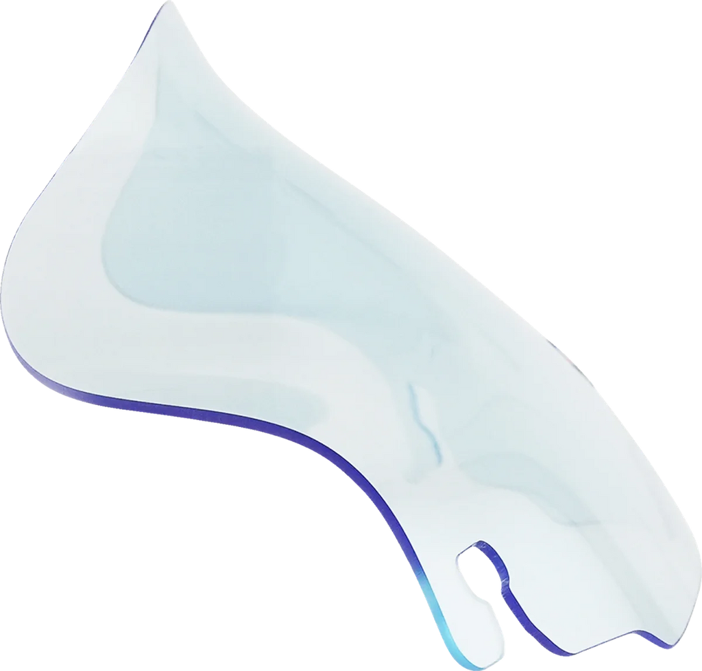 Klock Werks Kolor Flare™ Windshield - 6.5" - Blue Ice - FLH KWW-01-0642 - Main Product View