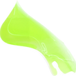Load image into Gallery viewer, Klock Werks Kolor Flare™ Windshield - 6.5" - Green Ice - FLH KWW-01-0641 - Main Product View