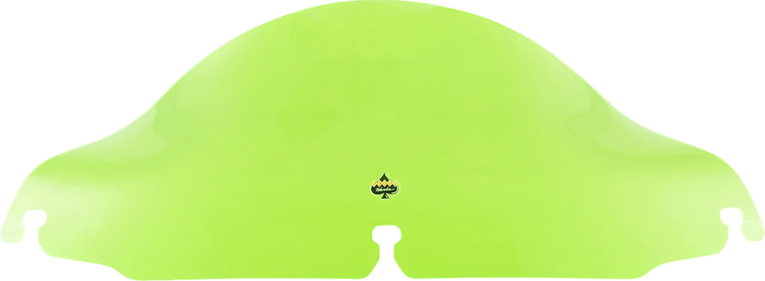 Klock Werks Kolor Flare™ Windshield - 6.5" - Green Ice - FLH KWW-01-0641 - Side View