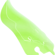 Load image into Gallery viewer, Klock Werks Kolor Flare™ Windshield - 6.5" - Green Ice - FLH KWW-01-0646 - Main Product View
