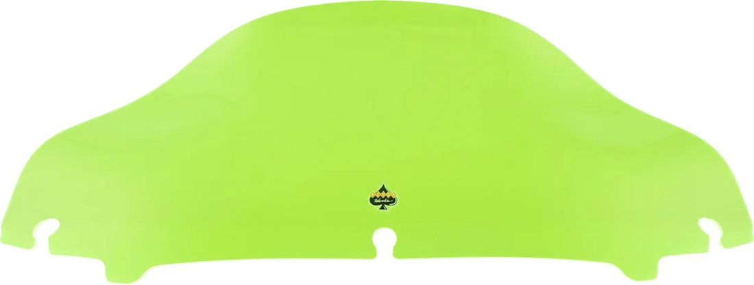 Klock Werks Kolor Flare™ Windshield - 6.5" - Green Ice - FLH KWW-01-0646 - Side View