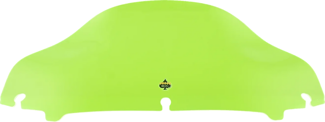 Klock Werks Kolor Flare™ Windshield - 6.5" - Green Ice - FLH KWW-01-0646 - Side View
