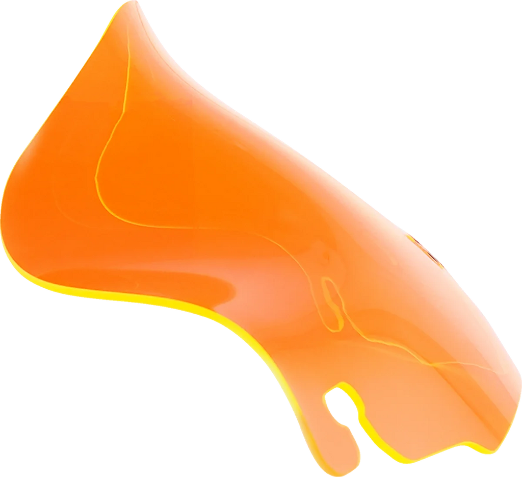 Klock Werks Kolor Flare™ Windshield - 6.5" - Orange Ice - FLH KWW-01-0638 - Main Product View