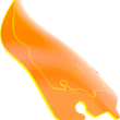 Load image into Gallery viewer, Klock Werks Kolor Flare™ Windshield - 6.5" - Orange Ice - FLH KWW-01-0643 - Main Product View