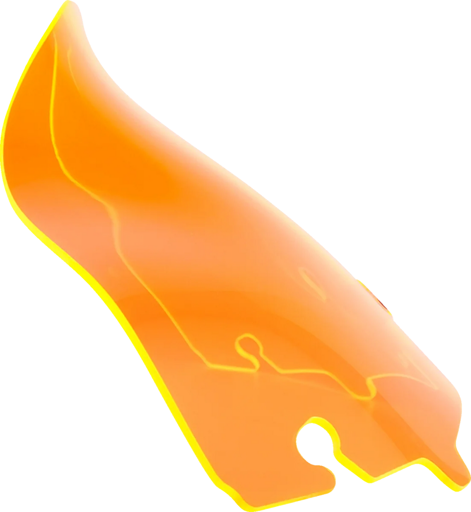 Klock Werks Kolor Flare™ Windshield - 6.5" - Orange Ice - FLH KWW-01-0643 - Main Product View