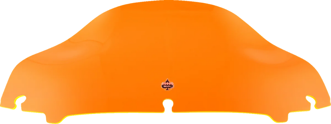 Klock Werks Kolor Flare™ Windshield - 6.5" - Orange Ice - FLH KWW-01-0643 - Side View