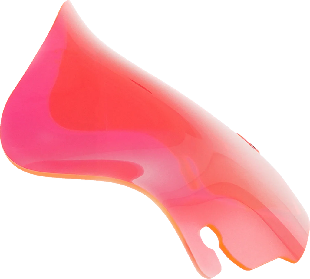 Klock Werks Kolor Flare™ Windshield - 6.5" - Pink Ice - FLH KWW-01-0640 - Main Product View